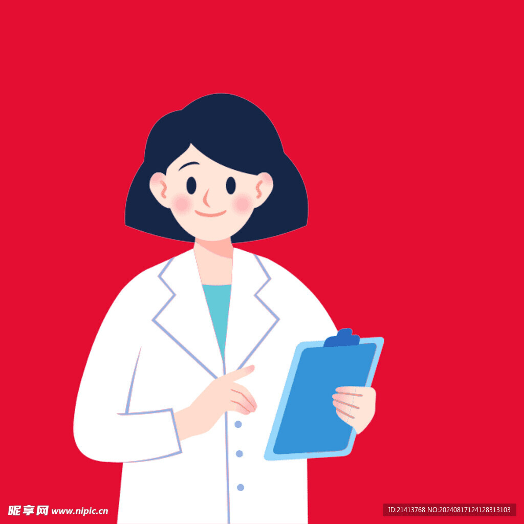 手绘医疗人物