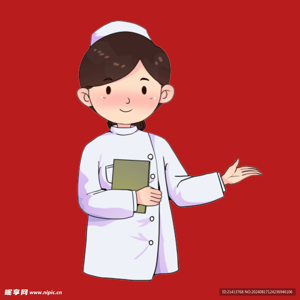 手绘医疗人物