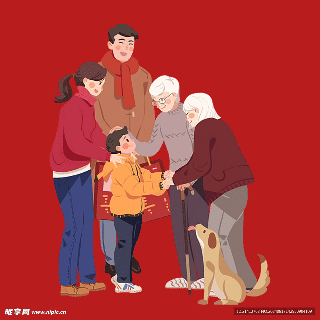 幸福家庭人物