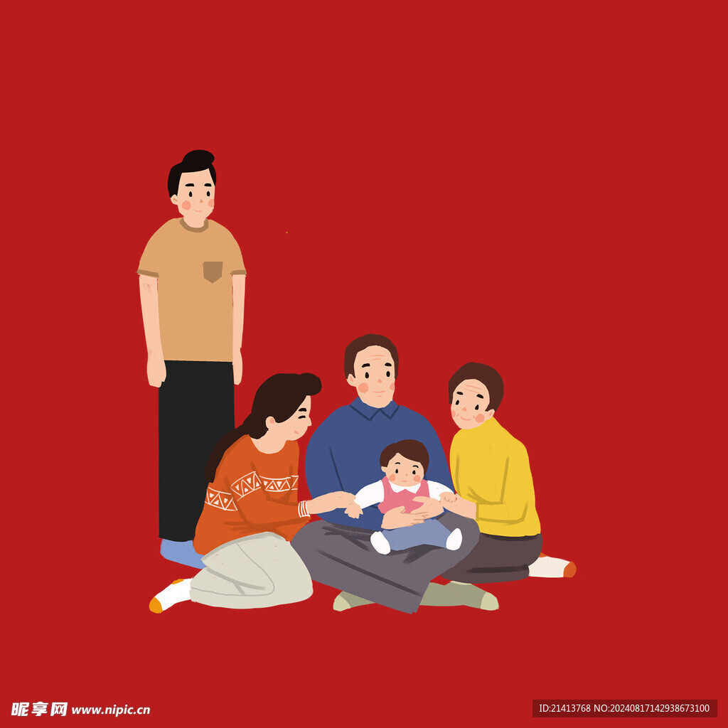 幸福家庭人物