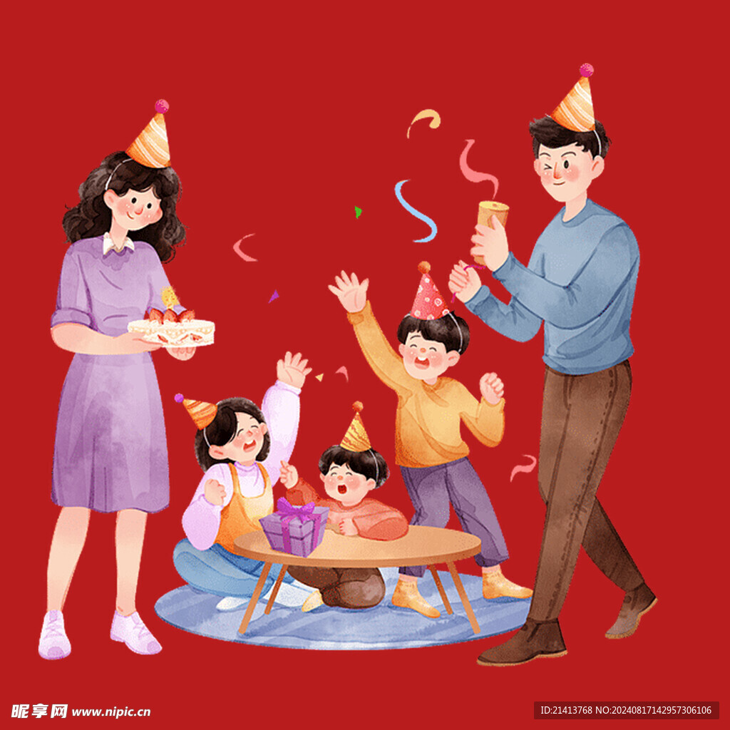 幸福家庭人物