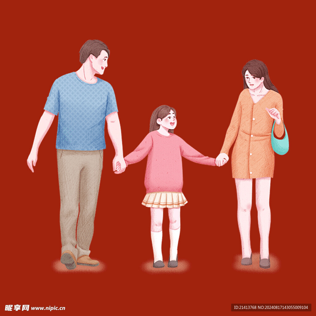 幸福家庭人物