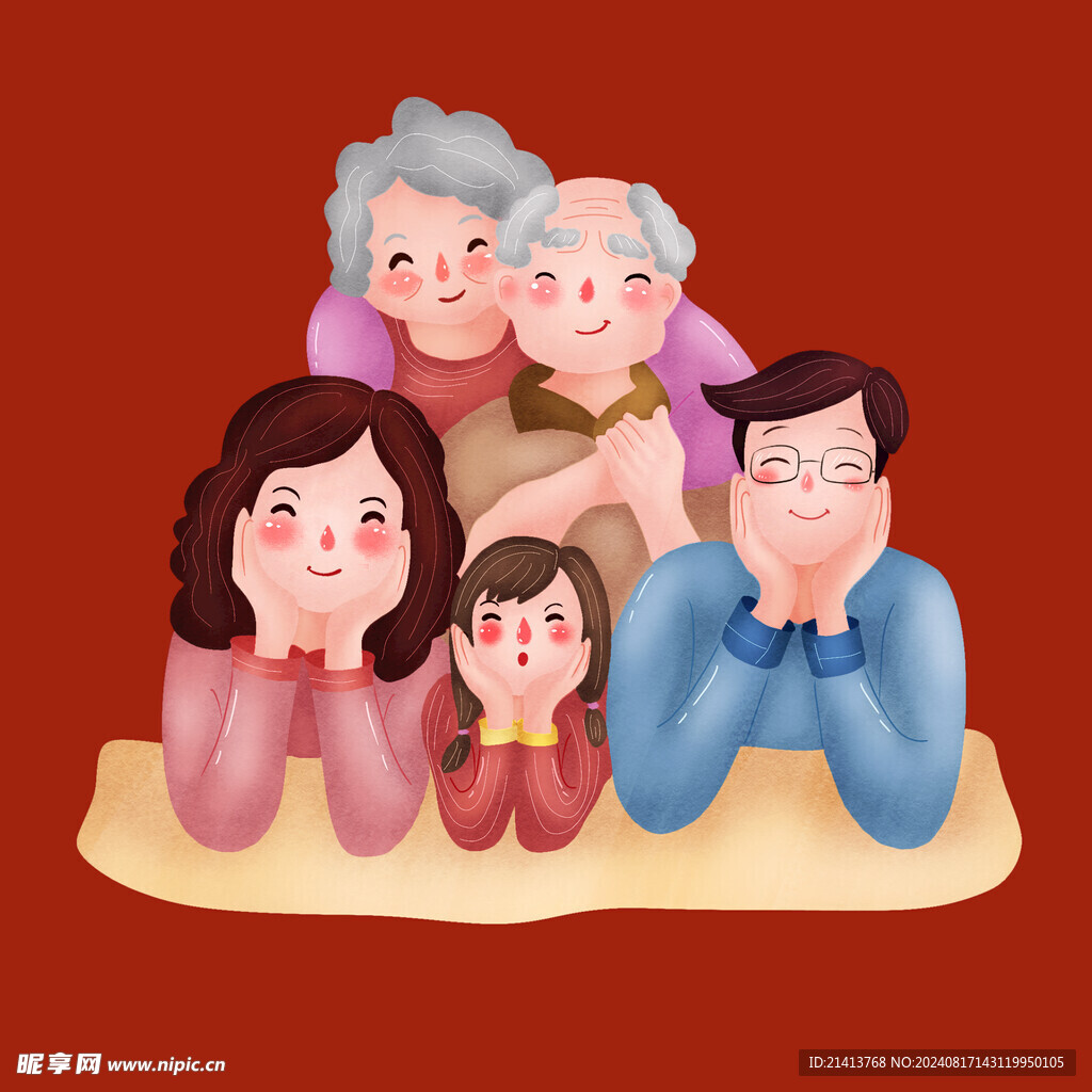 幸福家庭人物