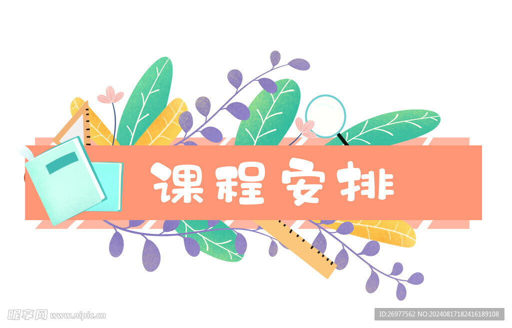  课程安排