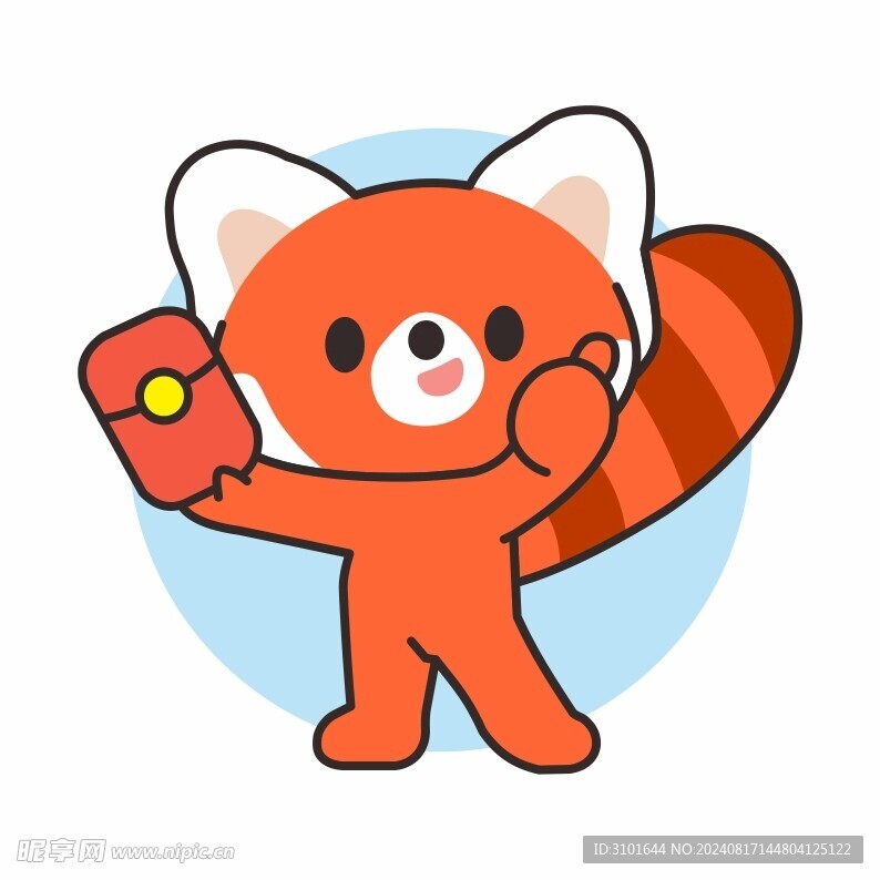 小熊猫卡通