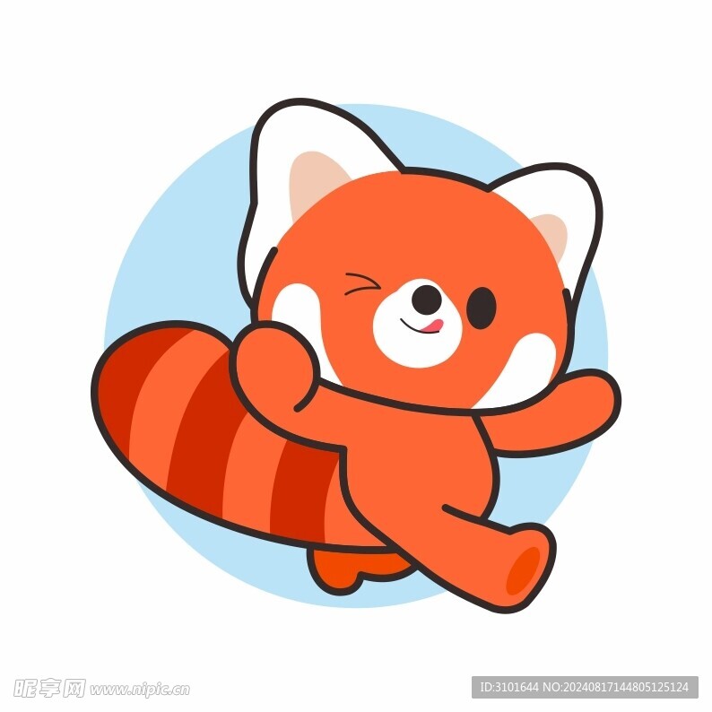 小熊猫卡通