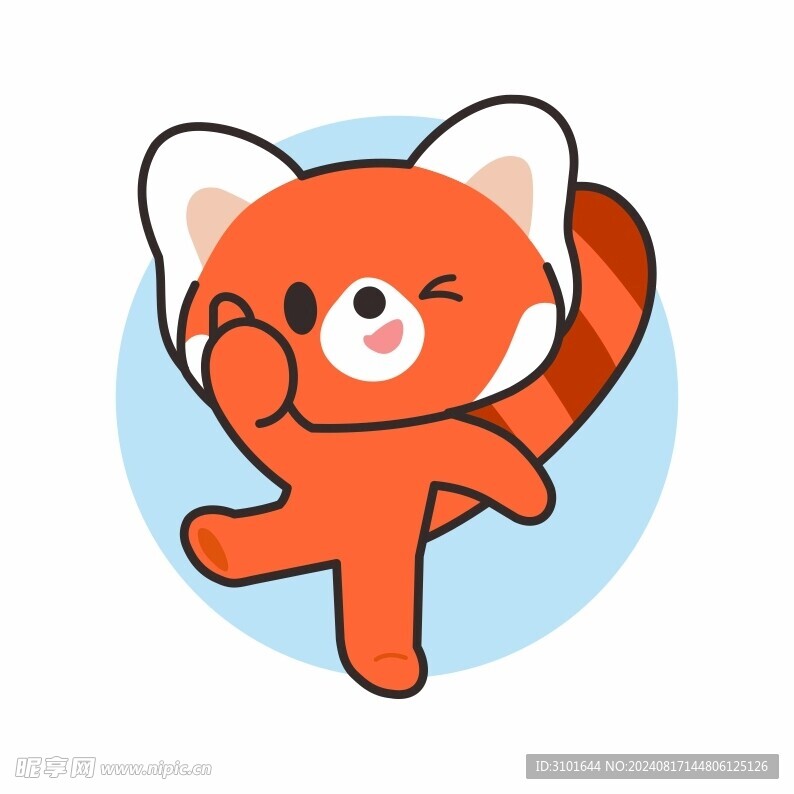 小熊猫卡通