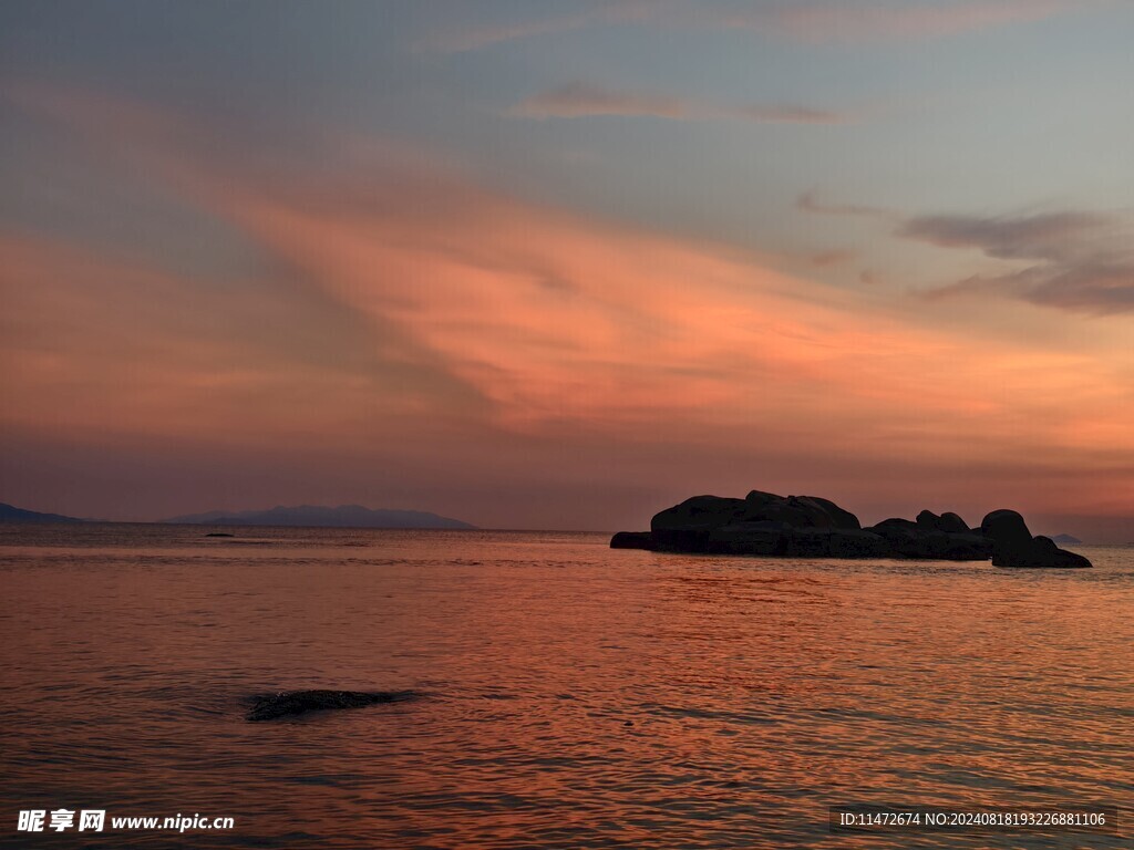 海边晚霞