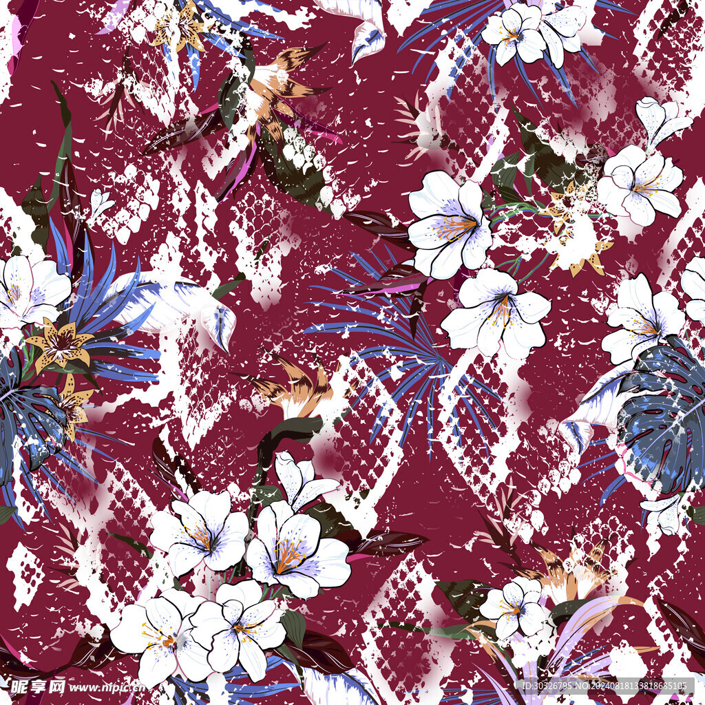手绘花朵