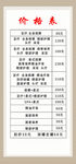 足疗店价格表