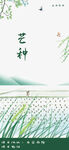 芒种节气海报
