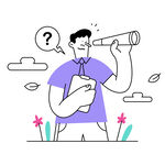 金融科技商业插图    