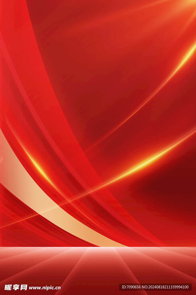 红色海报背景   