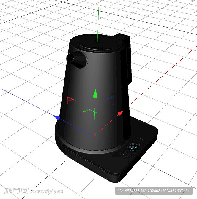 C4D模型 水壶