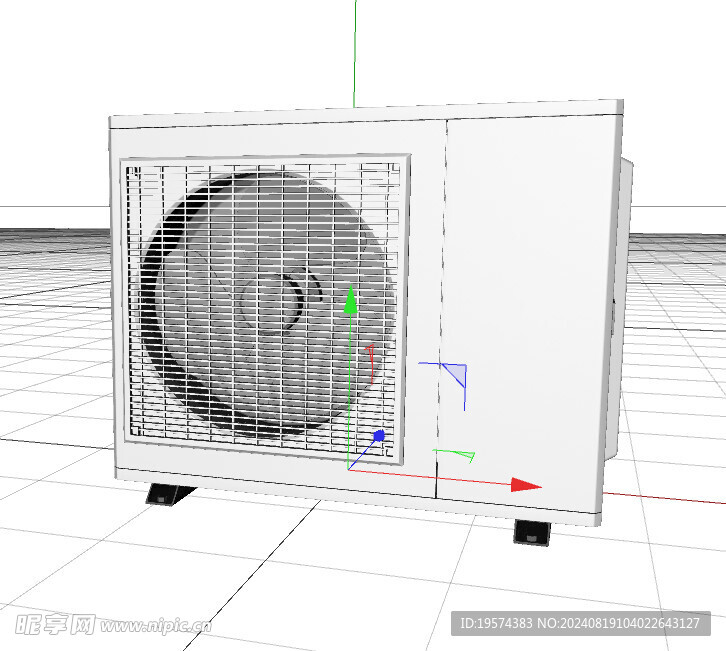 C4D模型 空调