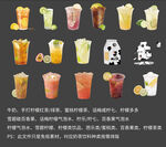 手绘奶茶饮料免抠元素