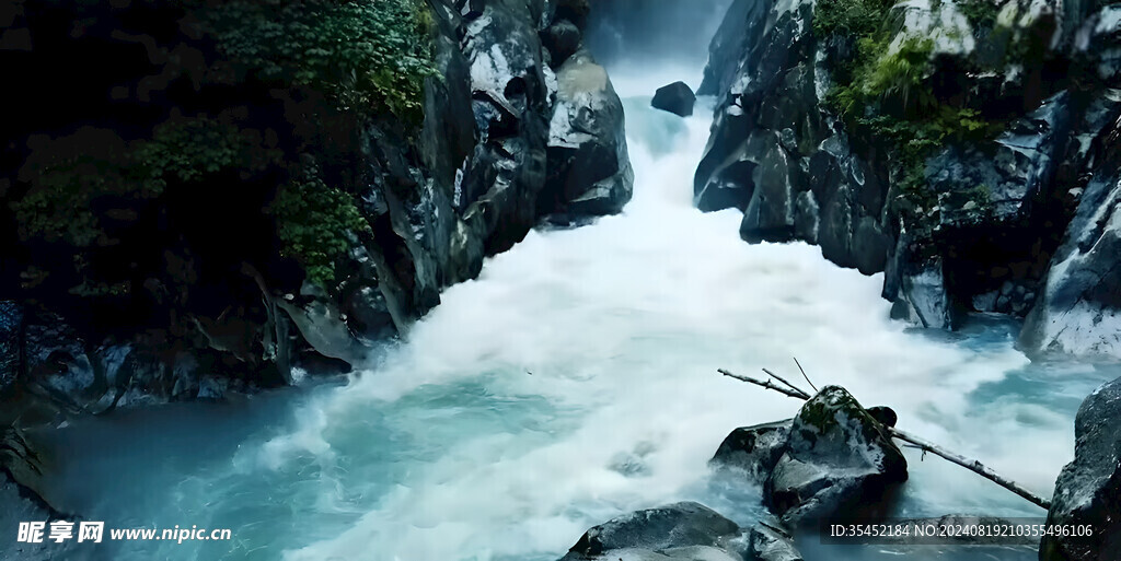 山涧流水