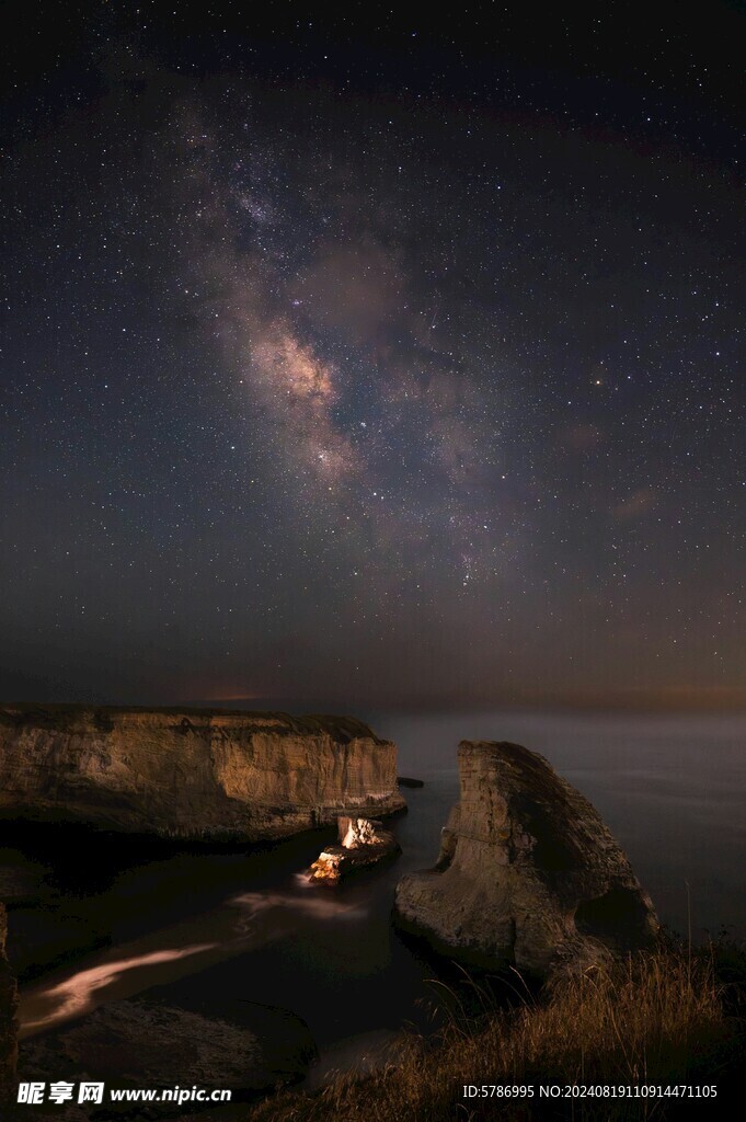 海边星空