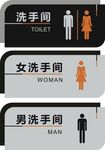 洗手间门牌