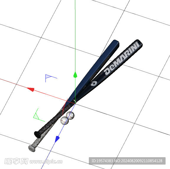 C4D模型 棒球