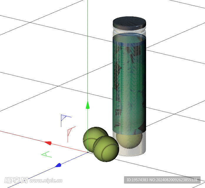 C4D模型 棒球