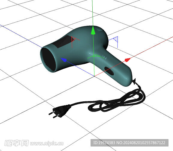 C4D模型 吹风机