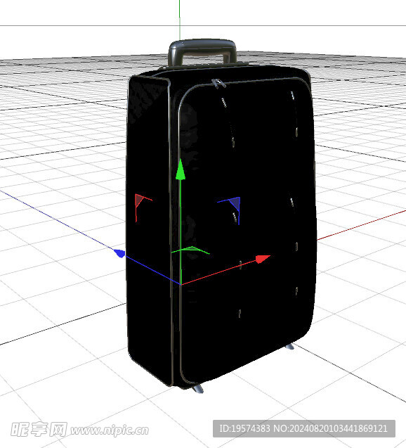 C4D模型 行李箱