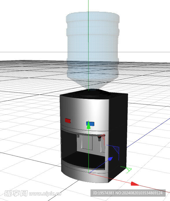 C4D模型 饮水机