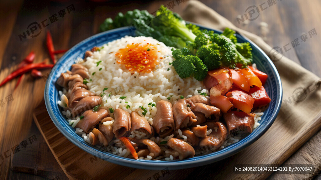 肥肠盖饭 肥肠饭