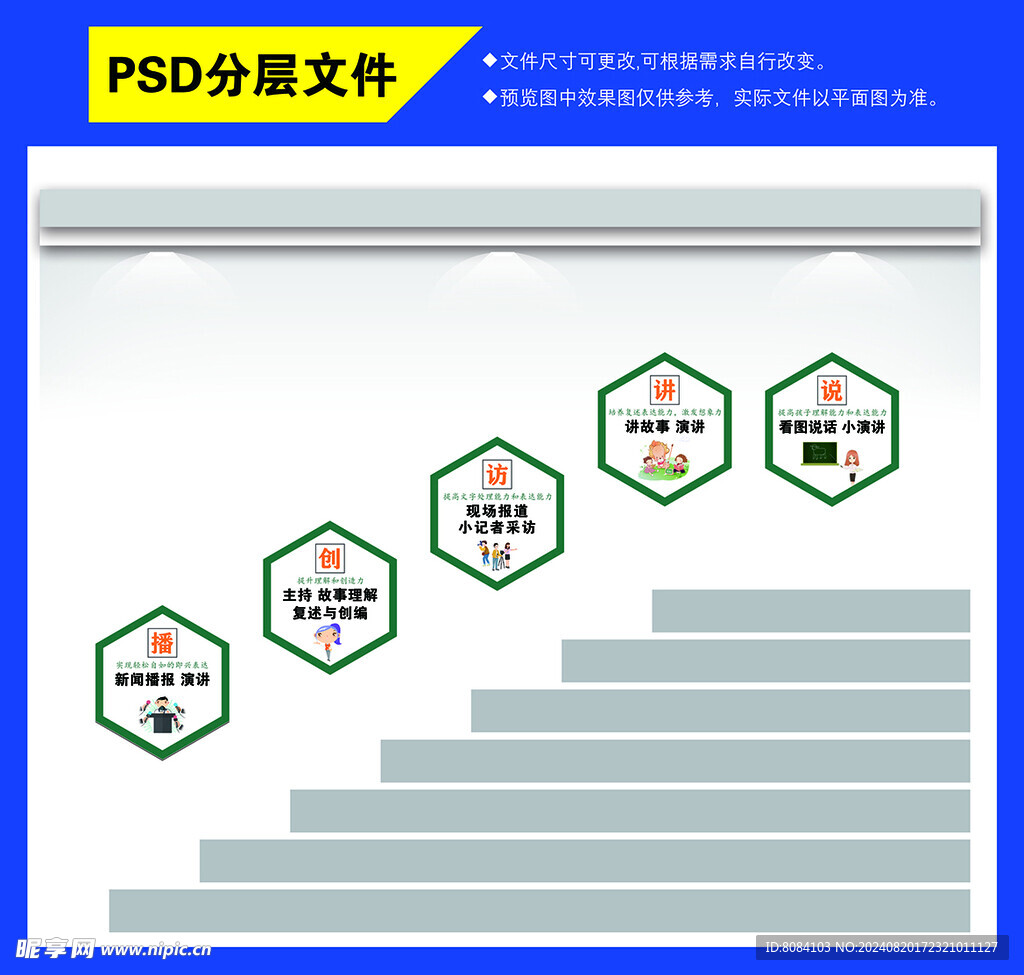 少儿口才文化展板