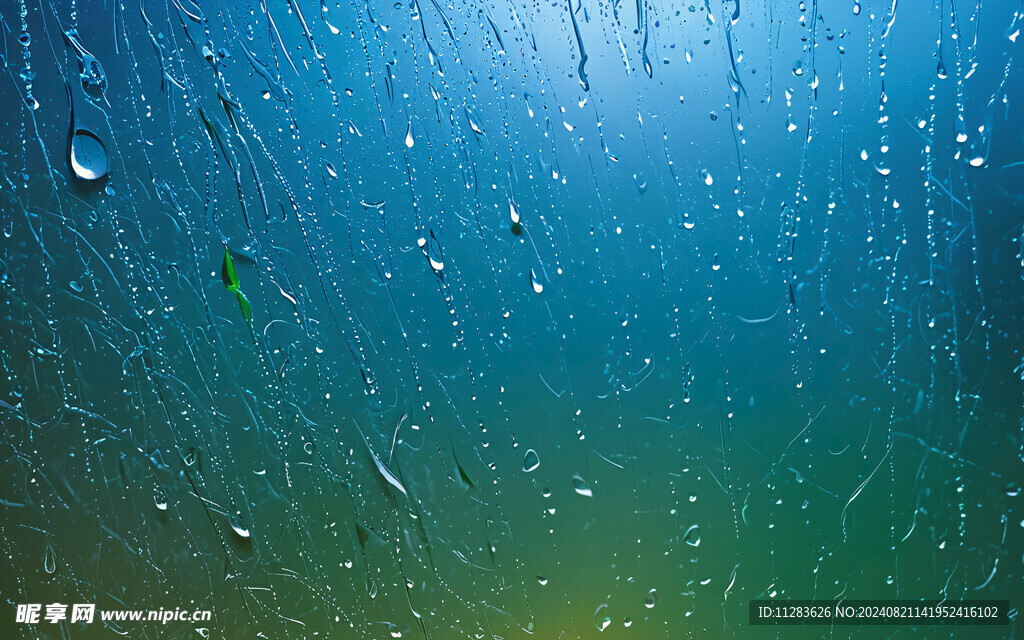 雨滴玻璃背景