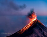 火山爆发