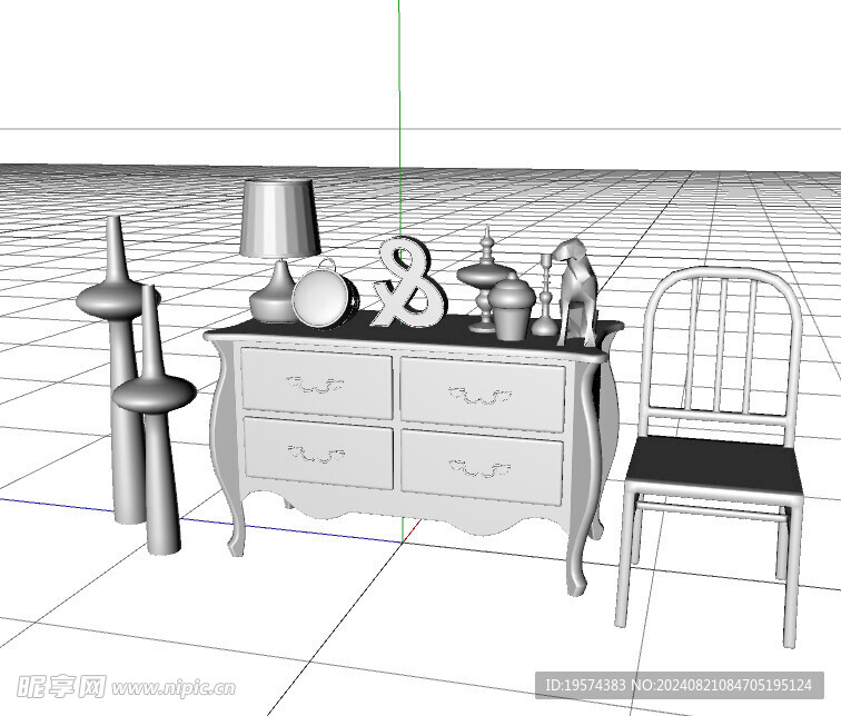 C4D模型 桌子