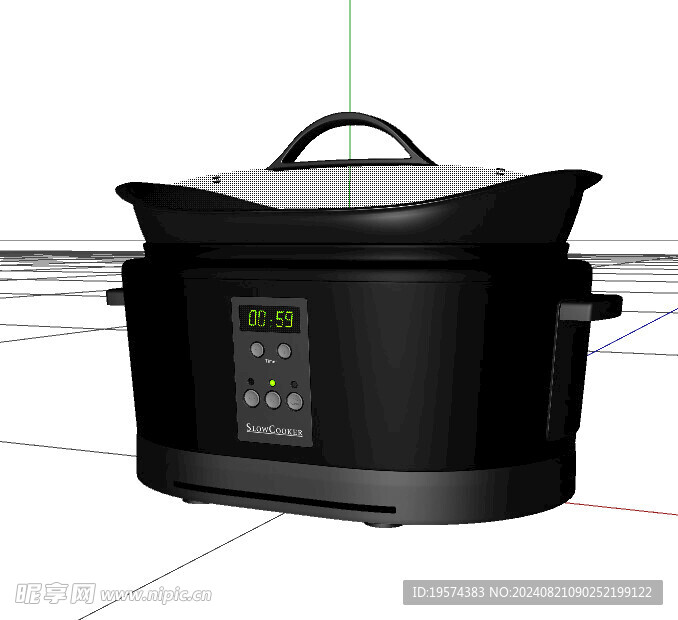 C4D模型 料理机