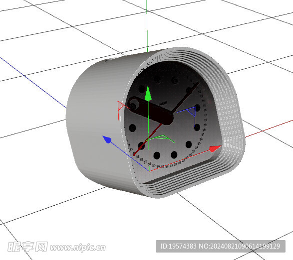 C4D模型 时钟