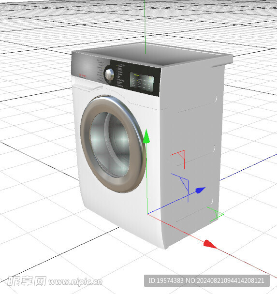 C4D模型 洗衣机