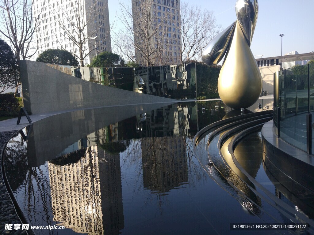 杭州景瑞天斌示范区景观水景雕塑