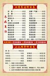 中医馆价目表