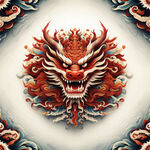 布纹，龙纹，中华，古典，艺术