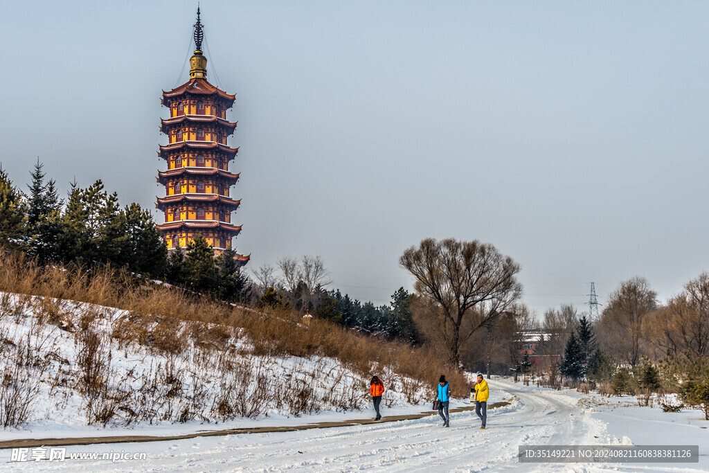 兰西东林寺风景