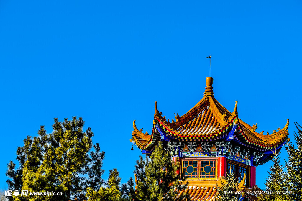 兰西东林寺风景