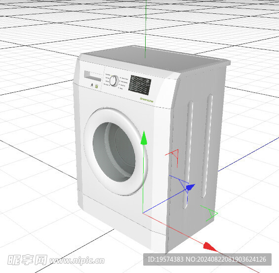 C4D模型 洗衣机