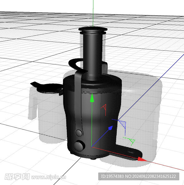 C4D模型 榨汁机