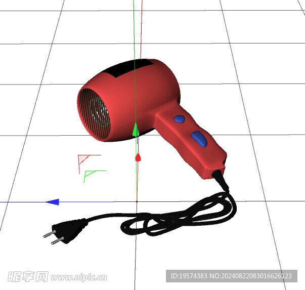 C4D模型 吹风机