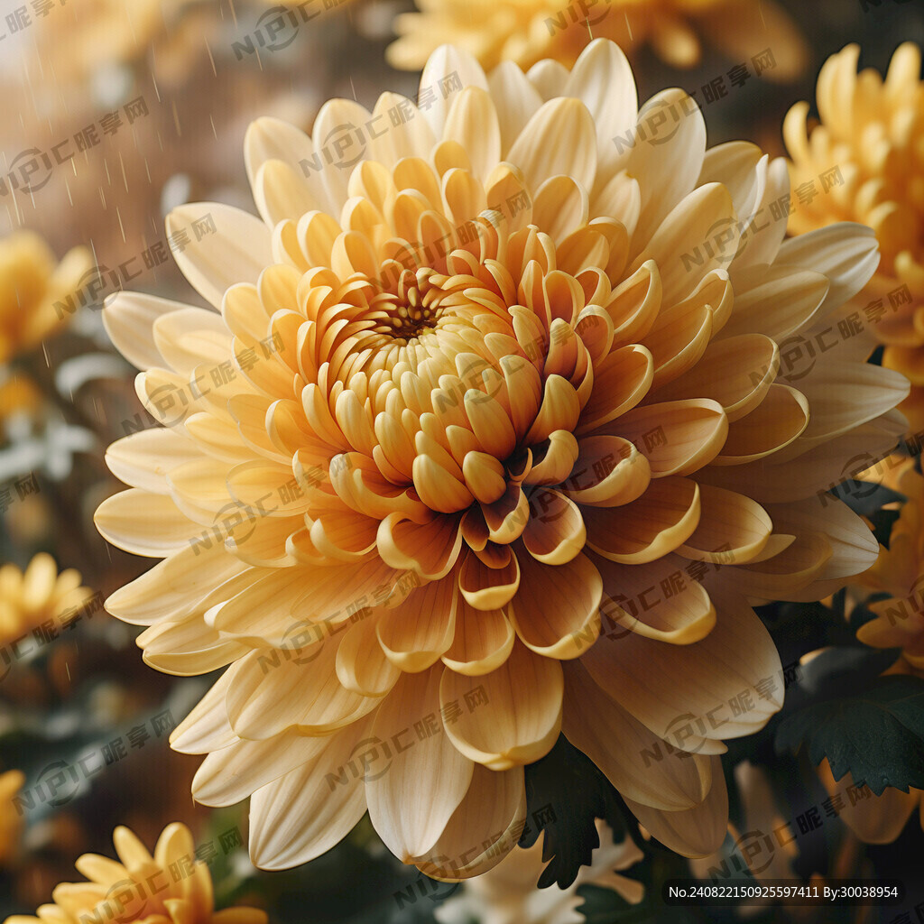 黄色菊花