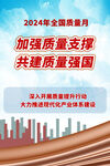 2024年全国质量月活动海报
