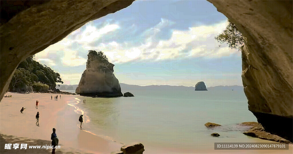 新西兰海边风景