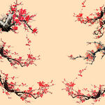 水墨梅花