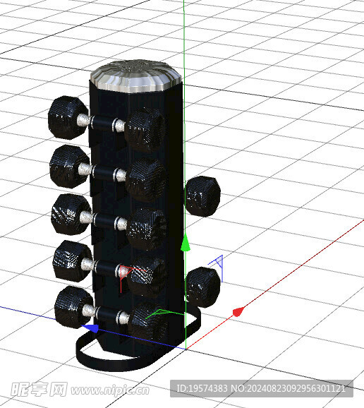 C4D模型 健身器材