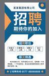 工厂招聘海报